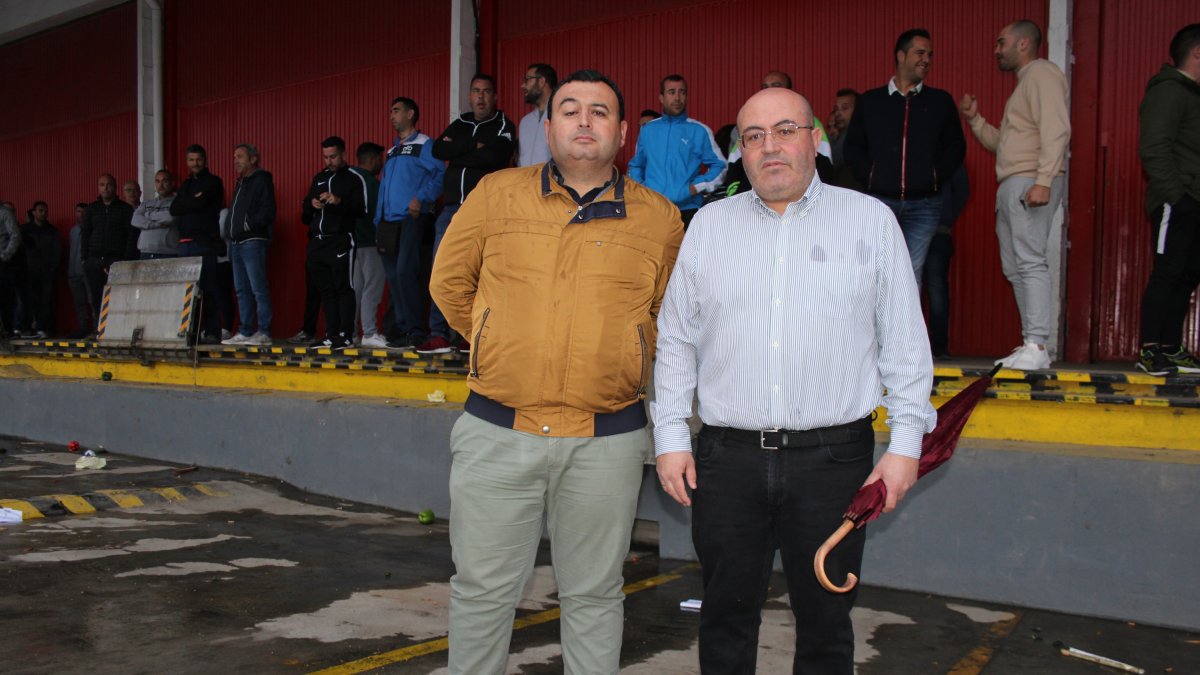 Pérez y Bonilla, en la concentración de agricultores.