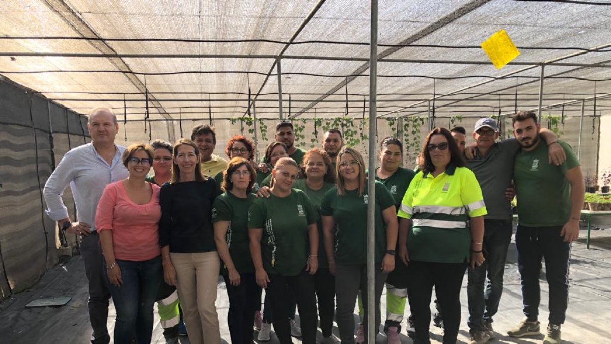 Clausura del taller de empleo.