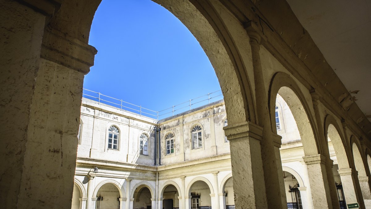 Patio central del Hospital Provincial