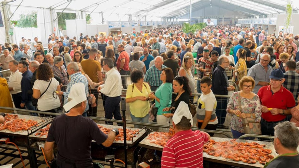 La carpa de la feria presentó un gran aspecto durante los tres días.