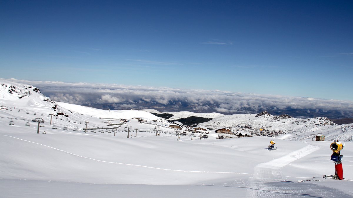 Una imagen de la estación de esquí de Sierra Nevada