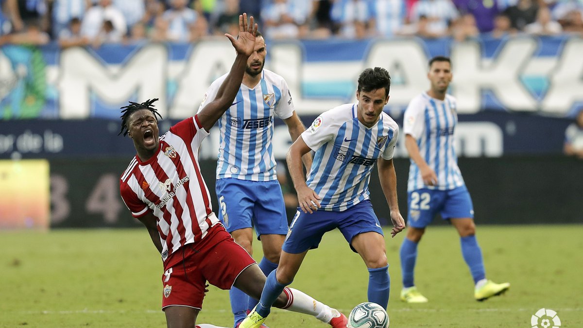 Sekou estuvo brillante en La Rosaleda y dio la victoria con su gol al Almería.