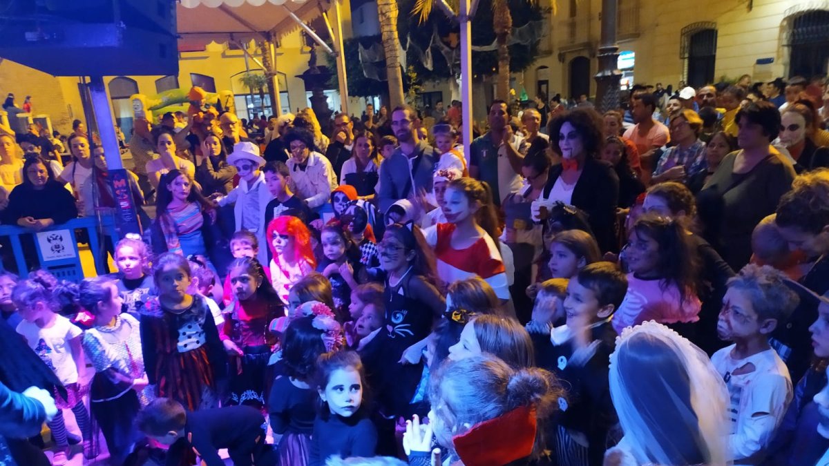 Los más pequeños disfrutaron a lo grande de la fiesta.