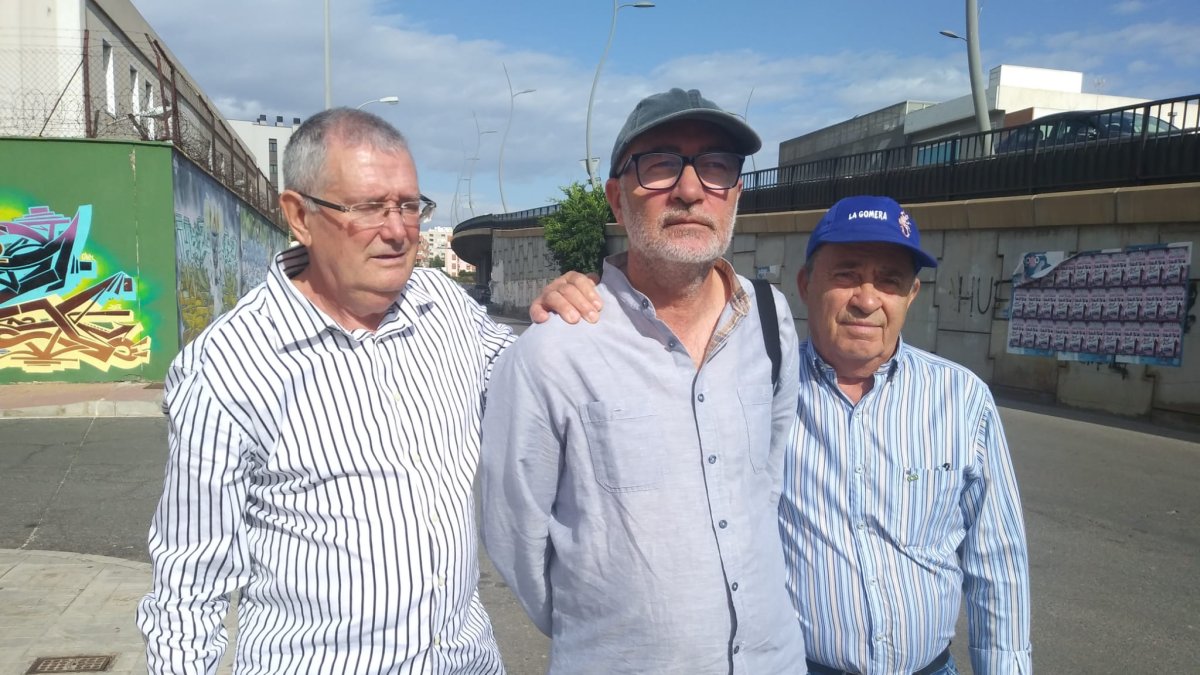 Rafael Díaz, Ramón Fernández y Genaro Ramos, directivos de ARA.