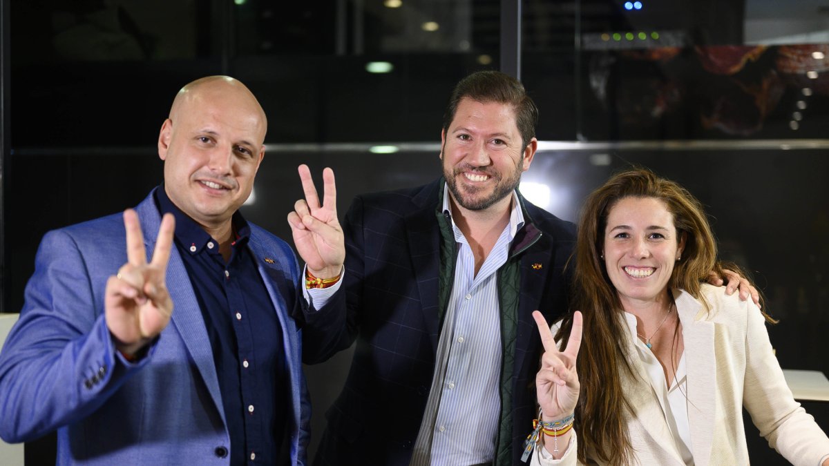 Rodrigo Alonso, Carlos Fernández y Rocío de Meer.