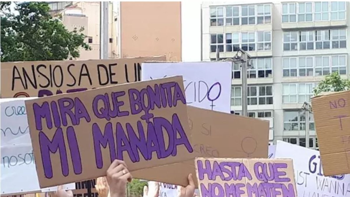 Manifestación contra la sentencia de La Manada