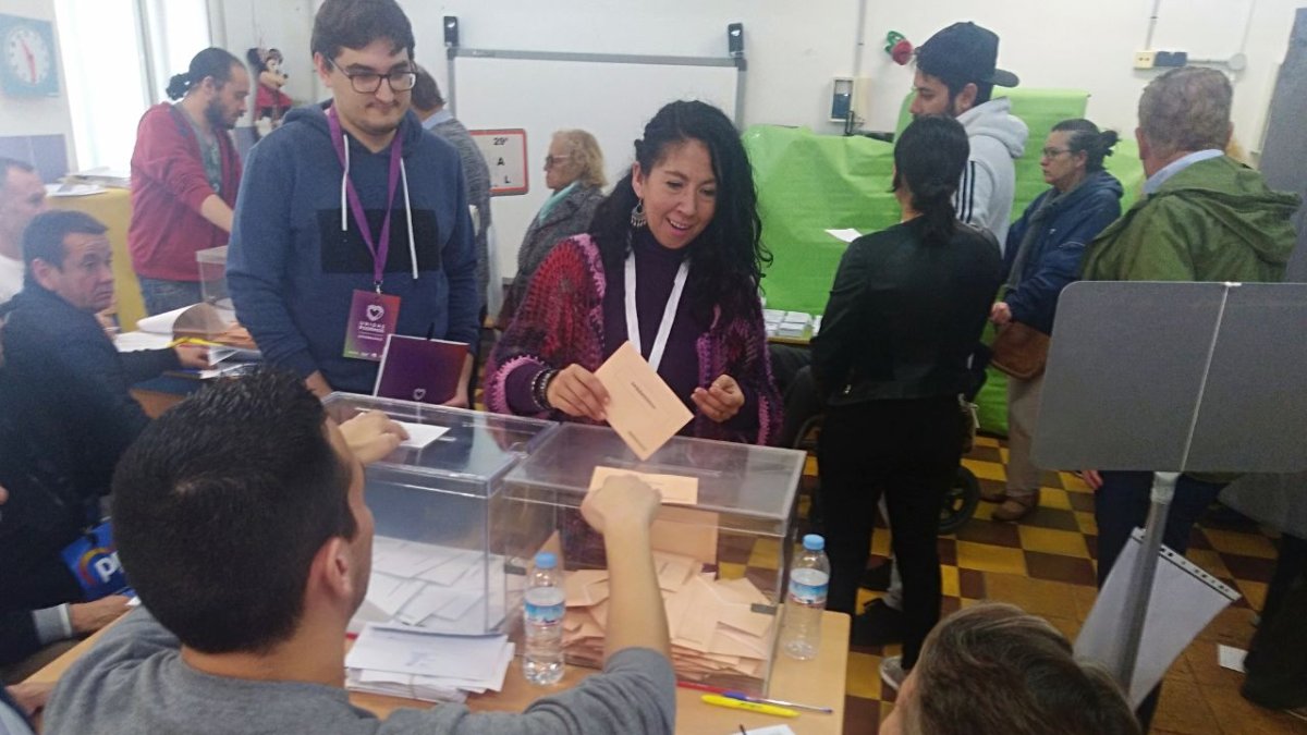 La candidata Raquel Martínez Aguilera