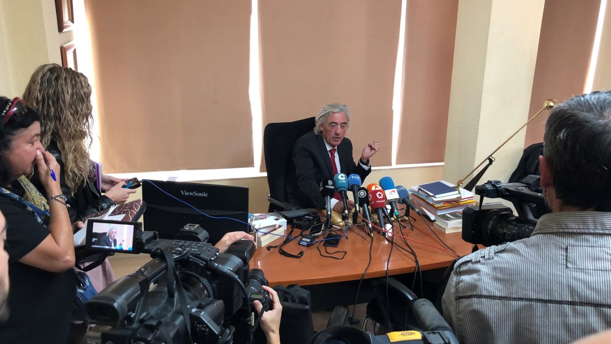 El letrado Francisco Torres ayer