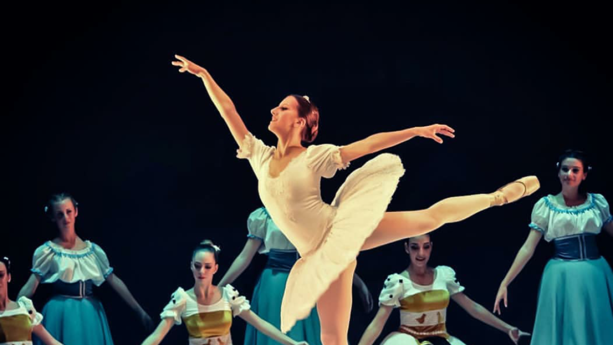 Ángela Hernández durante una actuación.