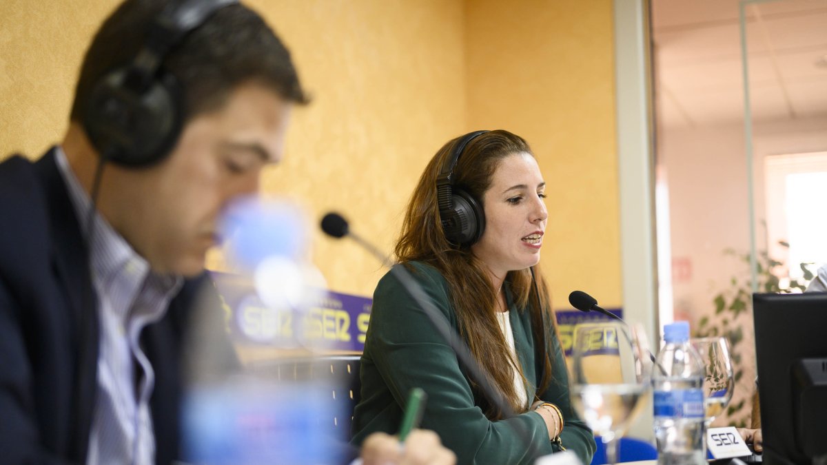 Castellón y De Meer, en el debate de la Cadena SER en Almería.
