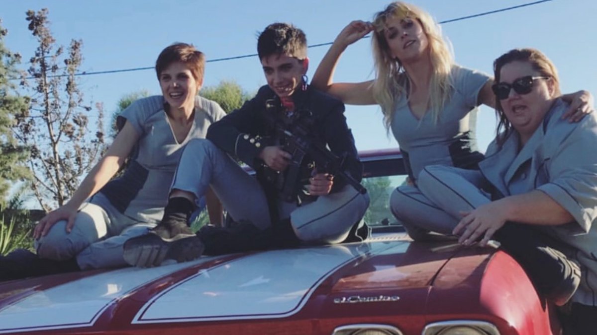 Imagen en Agua Amarga del rodaje de \'Vis a Vis: El Oasis\'.