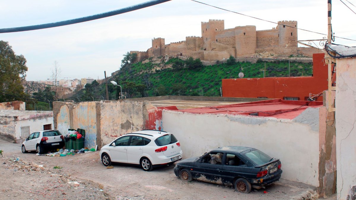 El barrio popularmente conocido como ‘la Joya’ se extiende al norte de la Chanca.