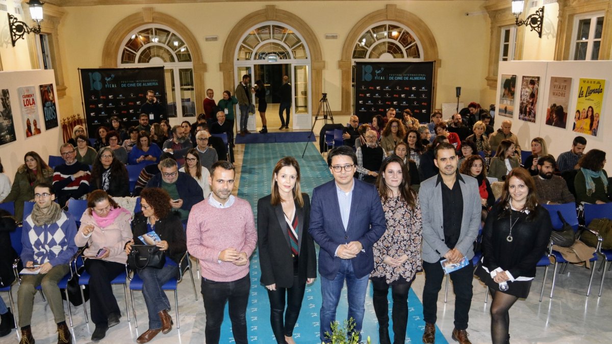 Actividad de Fical celebrada este lunes por la tarde en el Patio de Luces de Diputación.