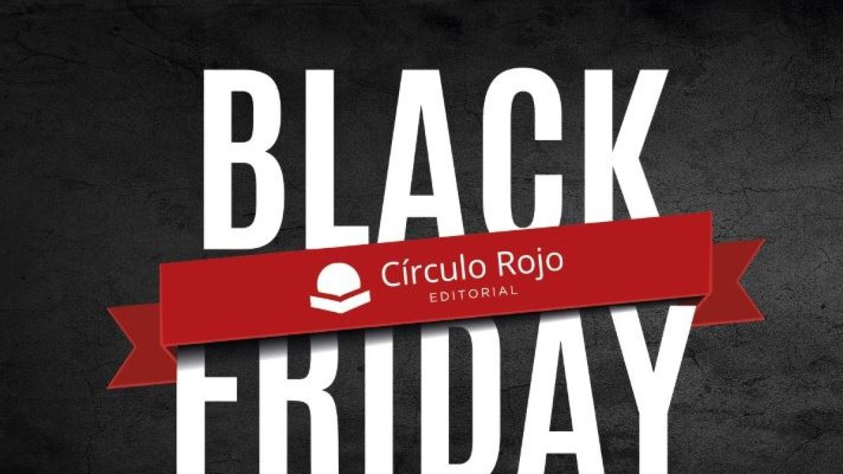 Cartel del Black Friday de Circulo Rojo