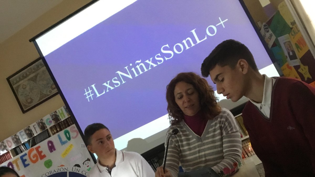 Imagen de la presentación de la campaña en La Salle