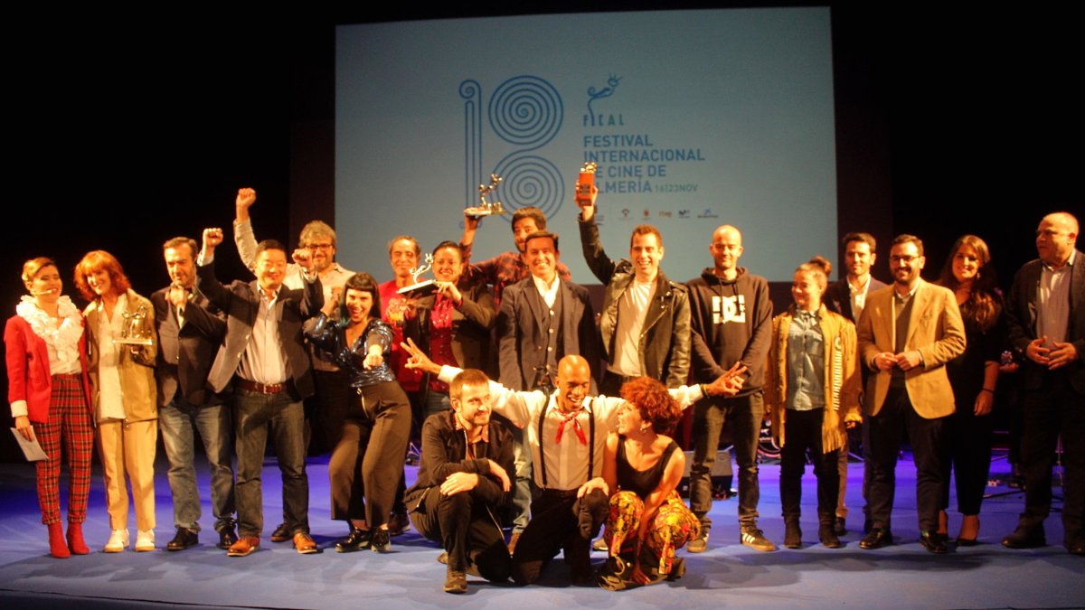 Galardonados en la III Gala del Audiovisual Almeriense.