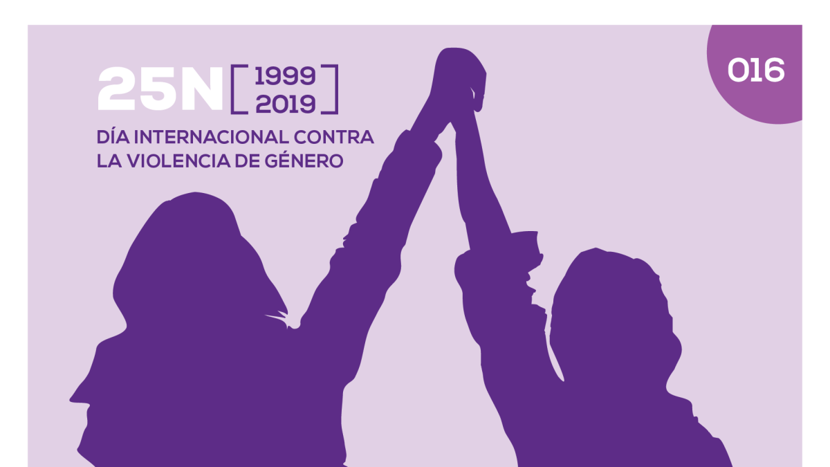 Cartel contra la violencia de las mujeres