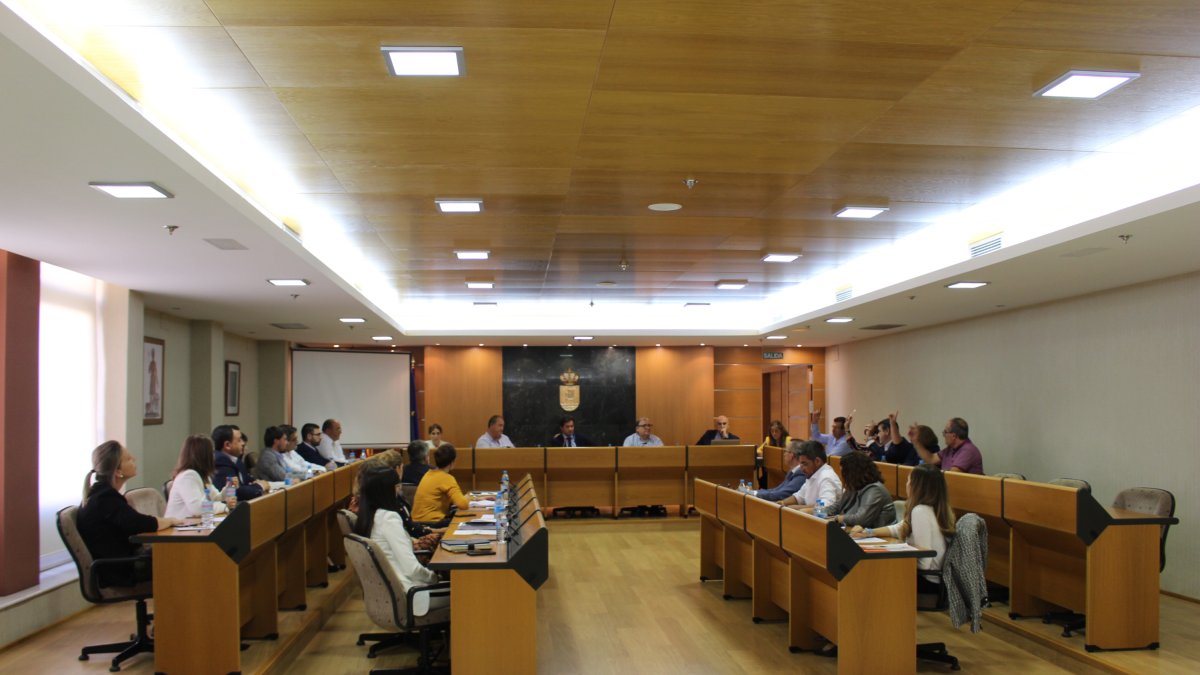 Imagen del Pleno Municipal del pasado mes de octubre.