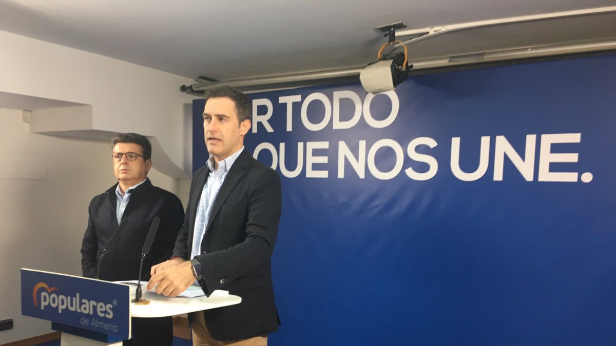 Los dos diputados del PP de Almería.