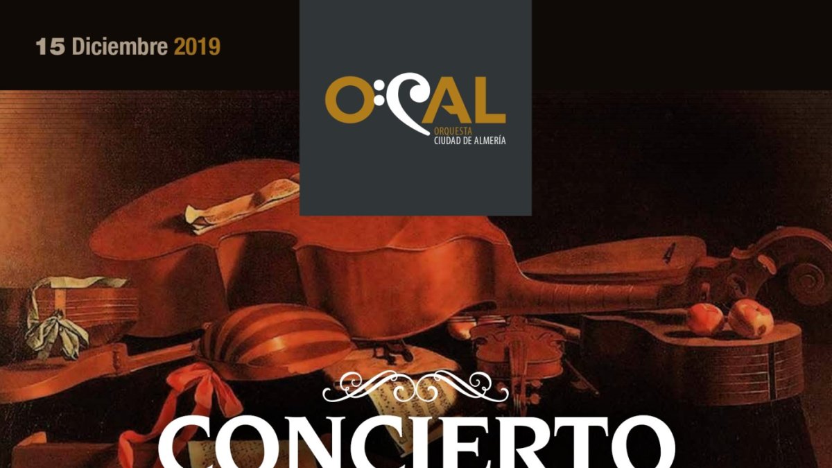 Cartel del Concierto Familiar de OJAL y OCAL en el Auditorio Maestro Padilla.