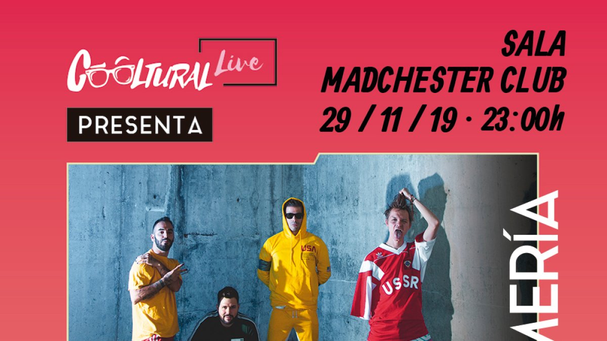 Detalle del cartel del concierto de Kitai en Almería.