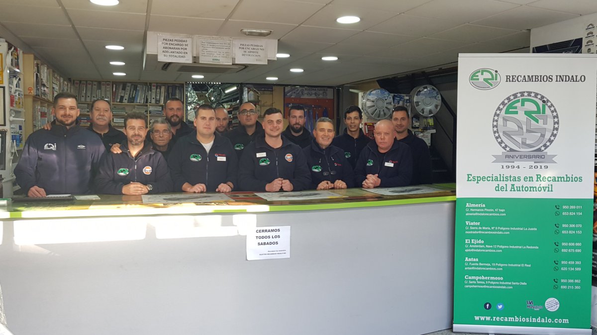 Recambios Indalo, especialistas con larga trayectoria profesional en automoción