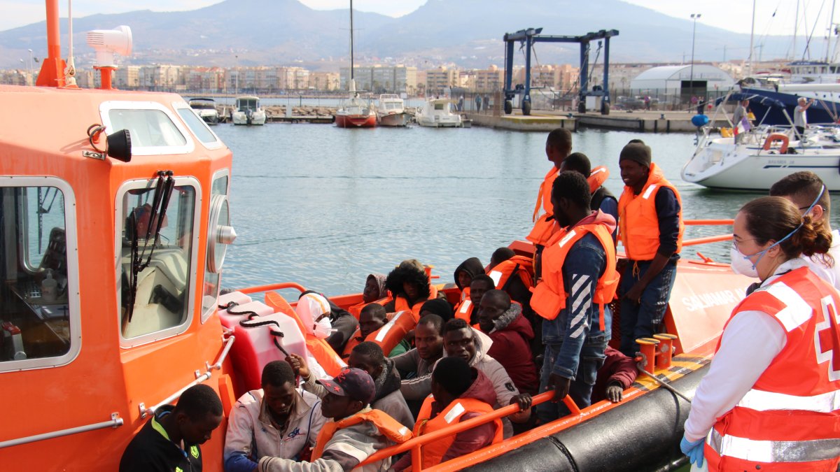 Los inmigrantes de la patera eran de origen subsahariano.