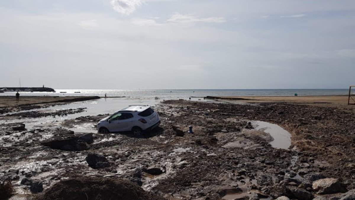 Imagen de las riadas del pasado 13 de septiembre en Cabo de Gata.