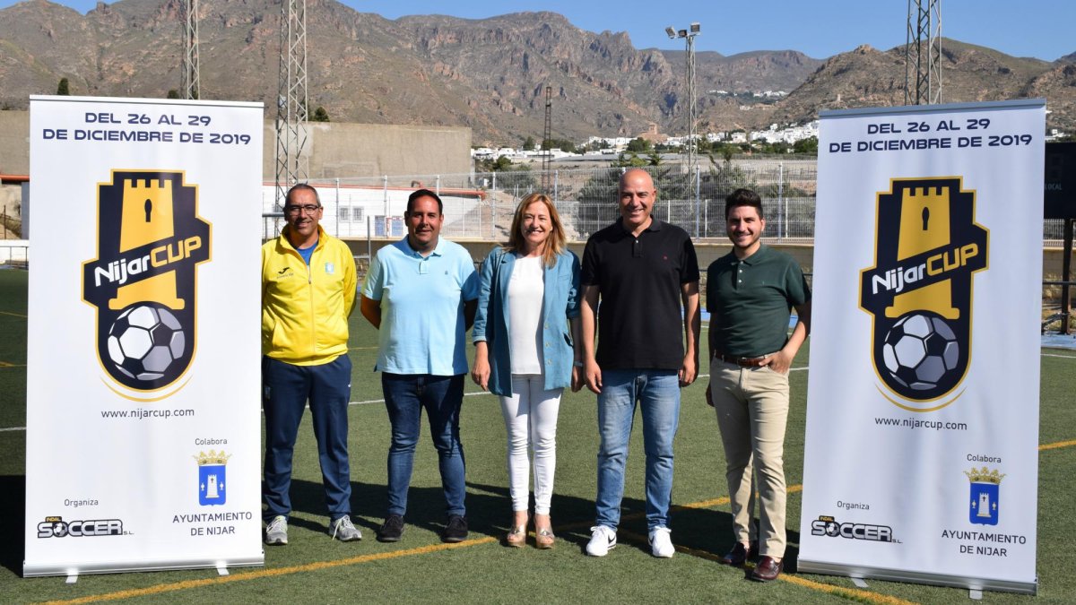 El día que fue presentada la Níjar Cup.