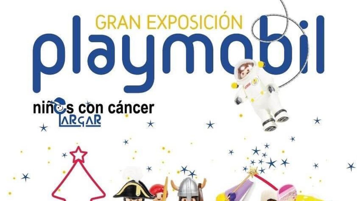 Cartel de la Exposición Playmobil de la Asociación ARGAR.