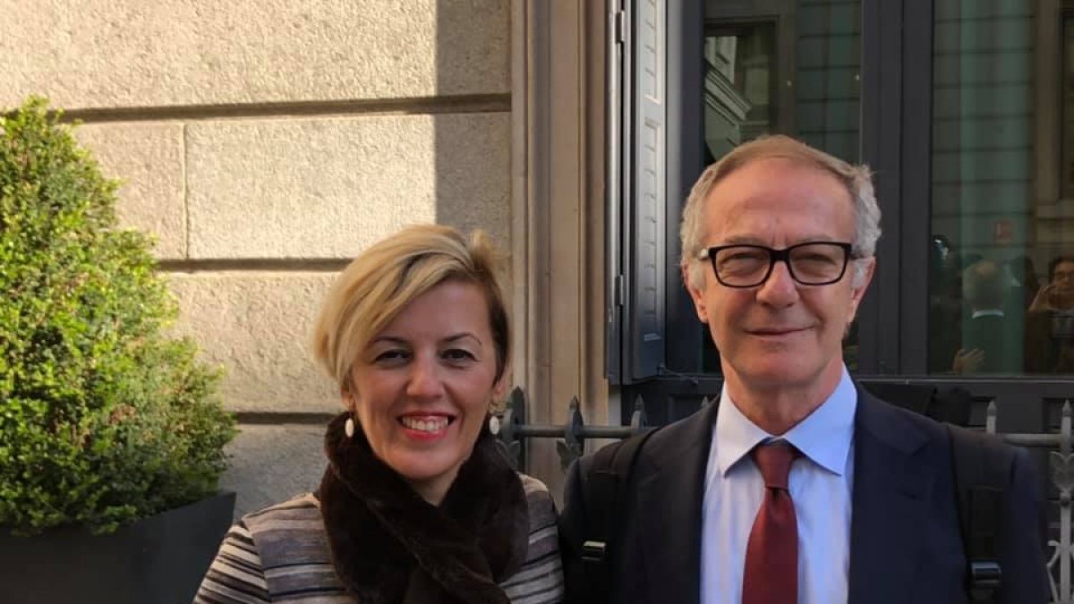 Sonia Ferrer y José Guirao, diputados por el PSOE.