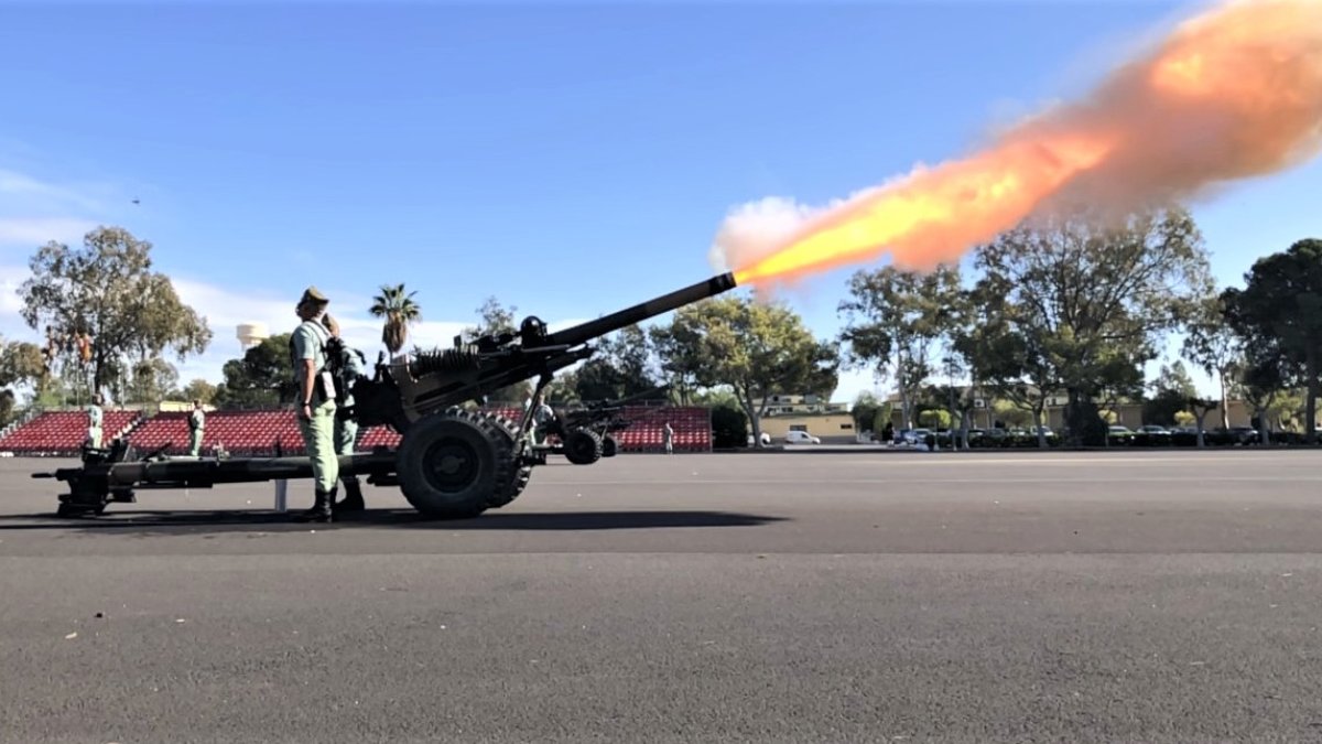 Cañones de Artillería este miércoles en Viator