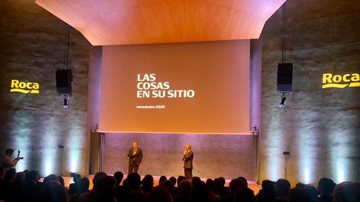 Presentación por parte del equipo de Roca de las novedades de 2020.