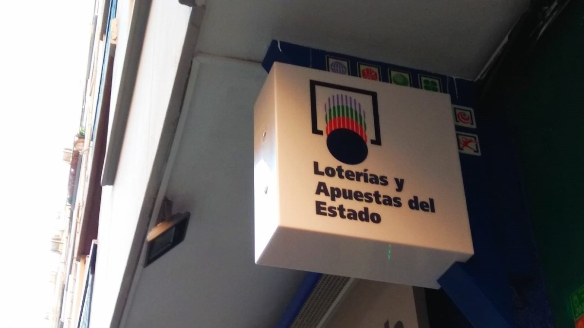 Imagen de archivo de una administración de lotería.