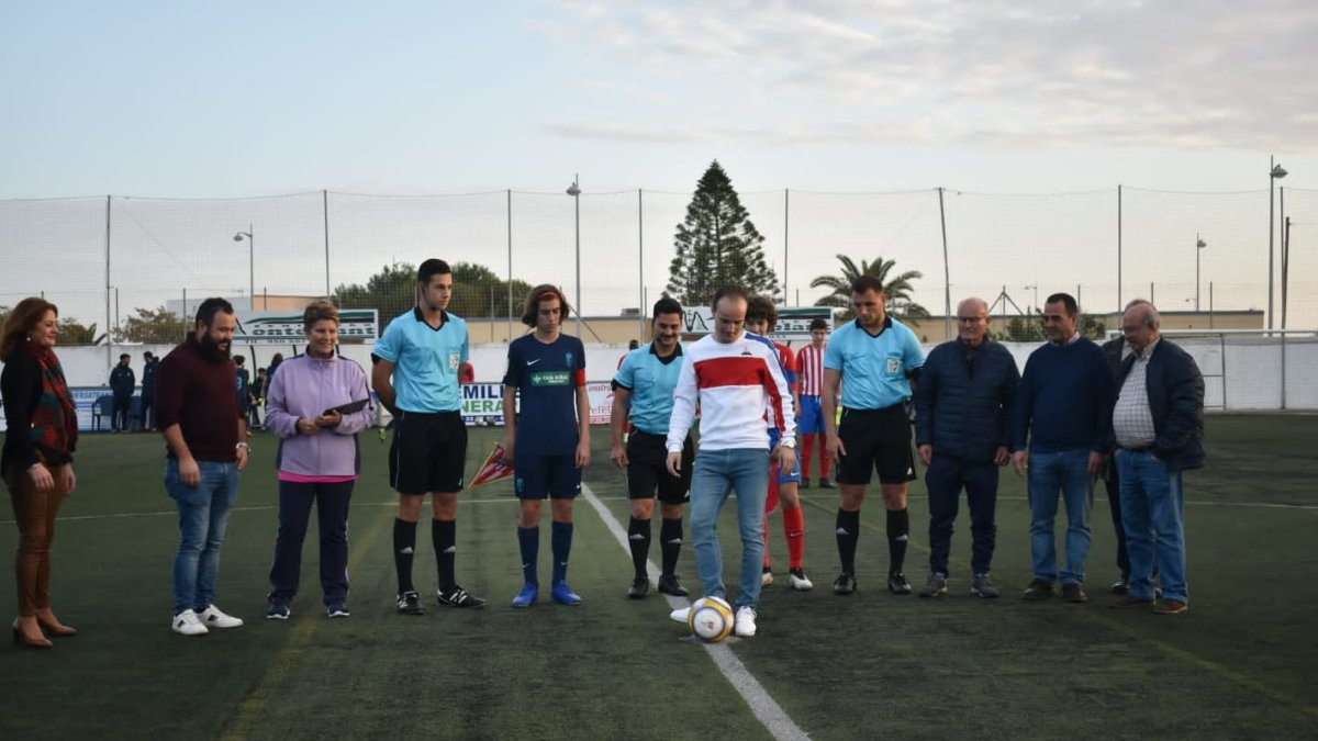 Francisco Javier Linares, homenajeado en su pueblo natal.