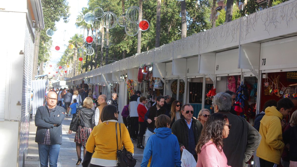 Ambiente en la Rambla de la capital