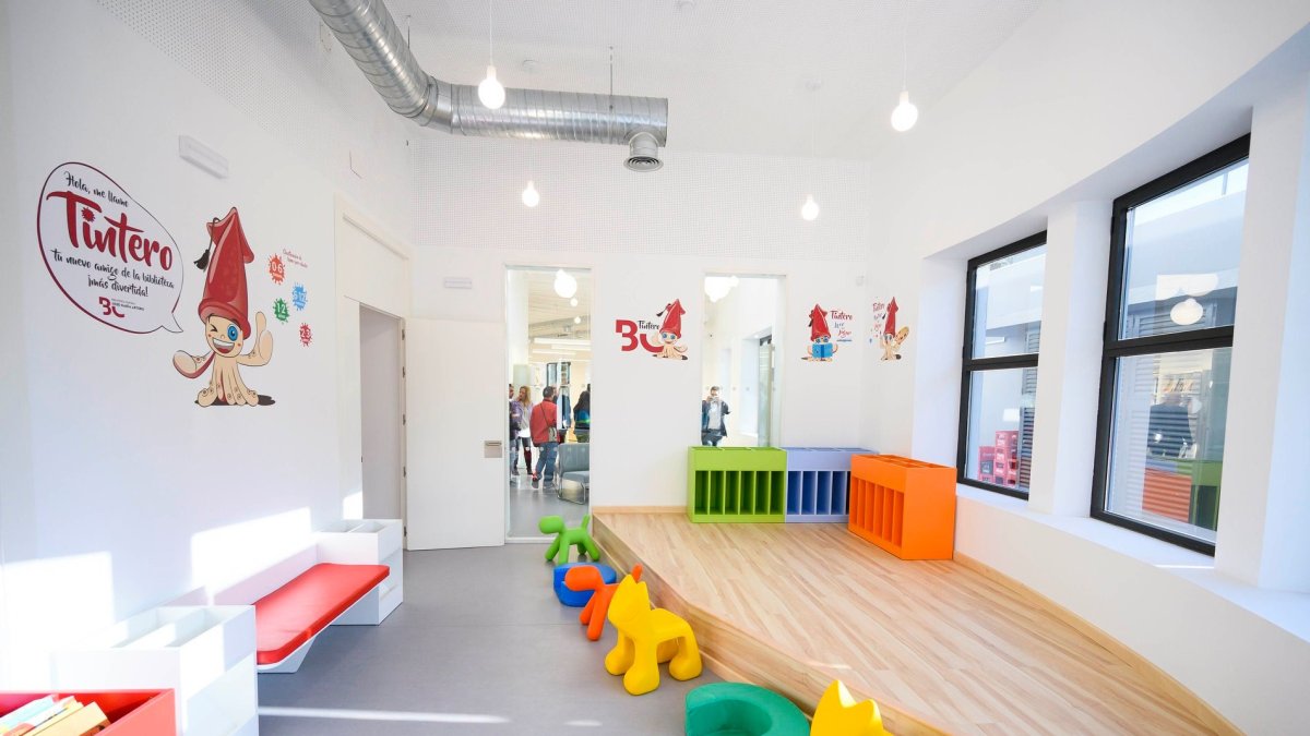 Sala Infantil de la Biblioteca Central José María Artero en Almería.
