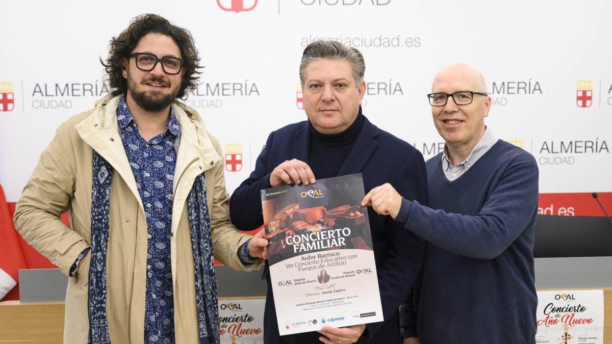 Aaron Zapico, Diego Cruz y Michael Tomas