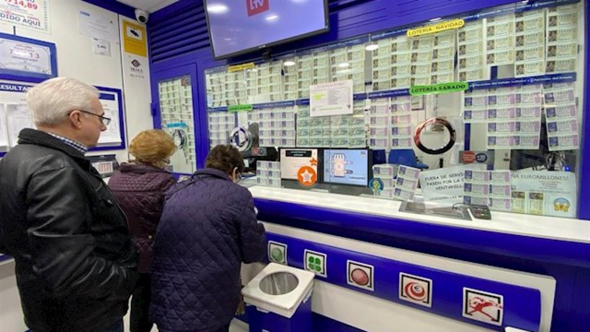 Imagen de archivo de una Administración de Lotería.