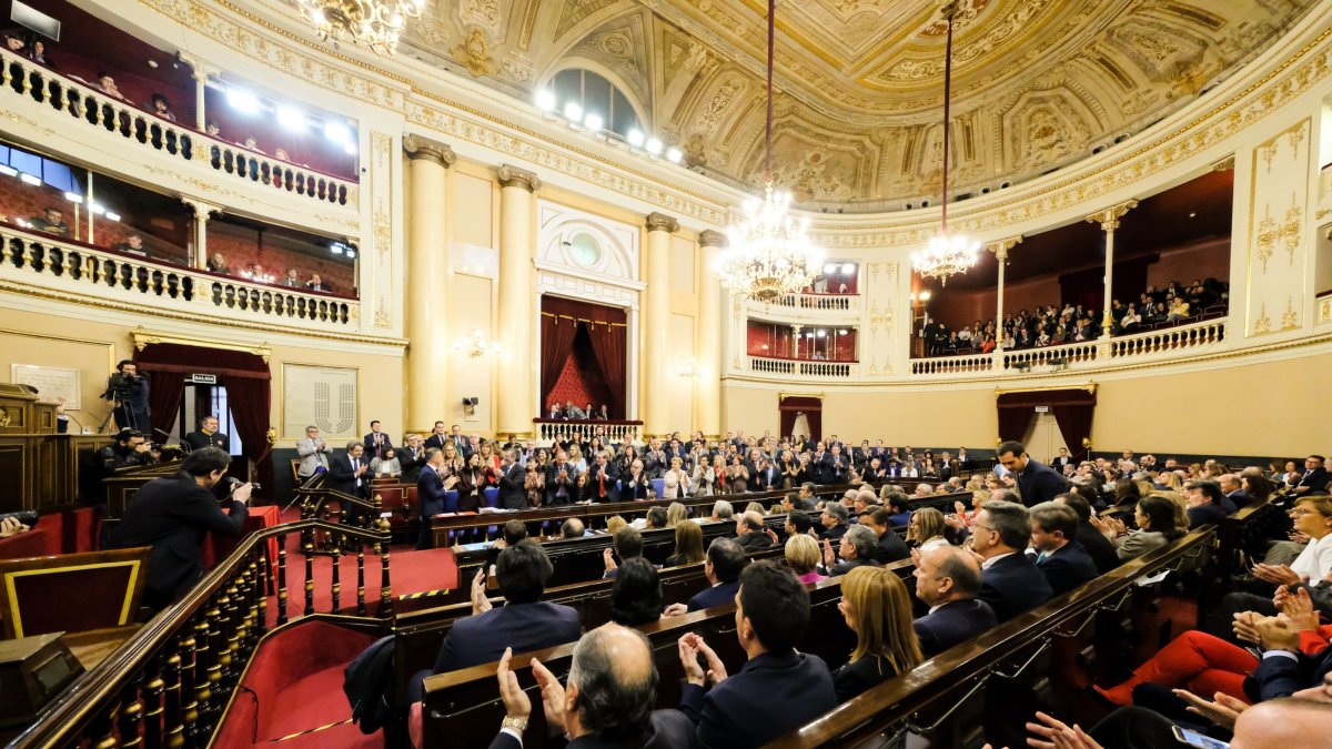 VISTA GENERAL de los senadores elegidos el 10N.