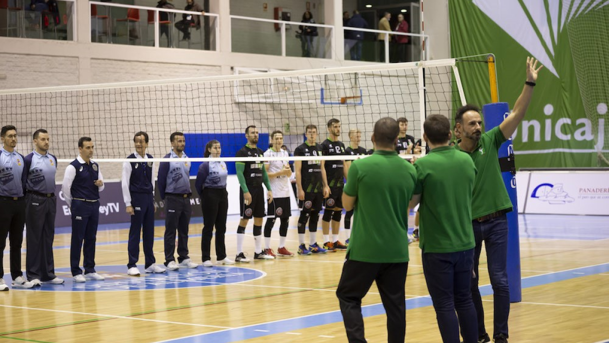 Manolo Berenguel en la presentación de los equipos.