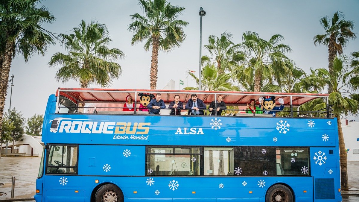 El ‘roquebus’ estará en la calle hasta el 5 de enero.