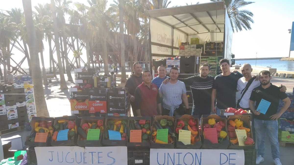 Unión de Agricultores Independientes durante la jornada.
