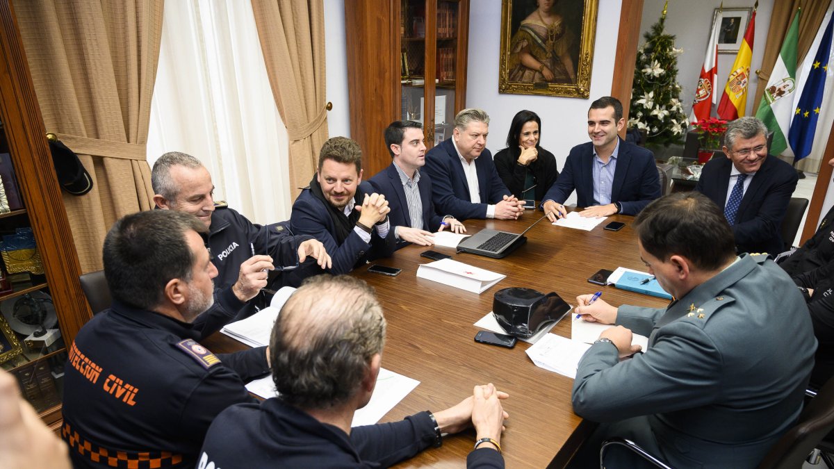 Reunión de la Junta Local de Seguridad.