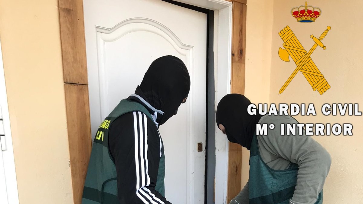 Operación policial desarrollada en Roquetas.