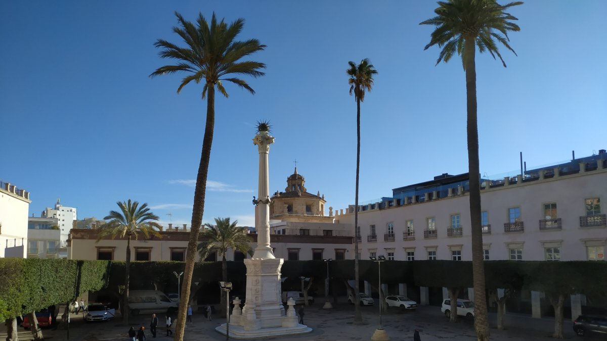 Vista general de la Plaza Vieja desde la Casa Consistorial