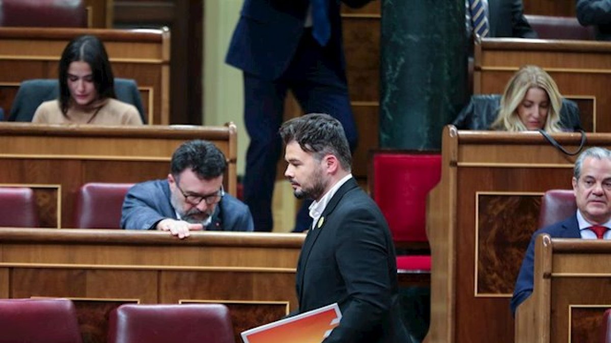 Gabriel Rufían ha intervenido en el Debate de Investidura.