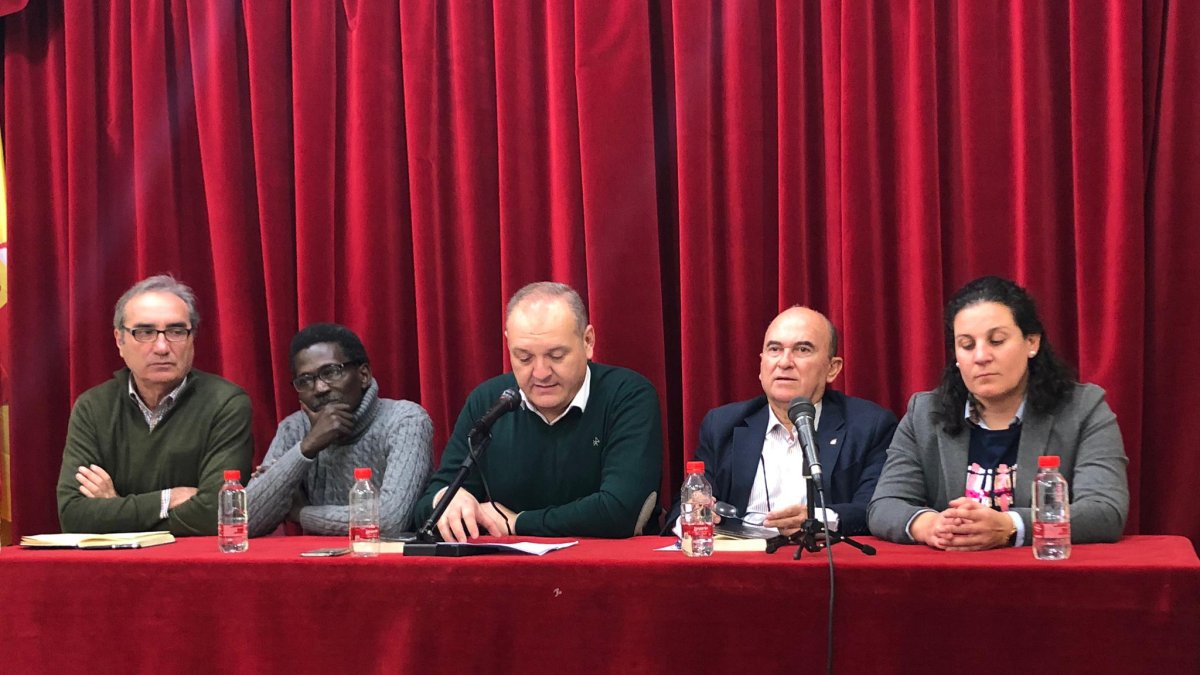 La presentación fue en el salón de actos del museo Antonio Manuel Campoy.