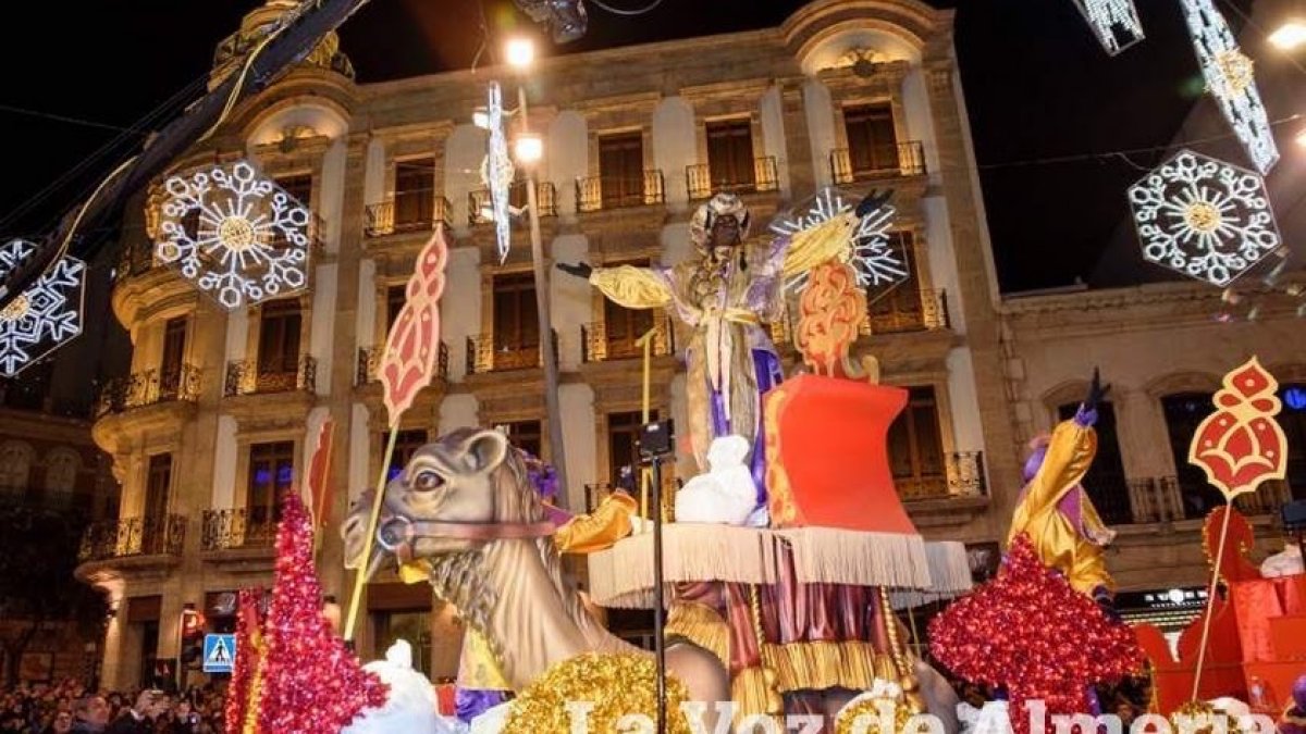 Imagen de la cabalgada de Reyes Magos del año 2018.