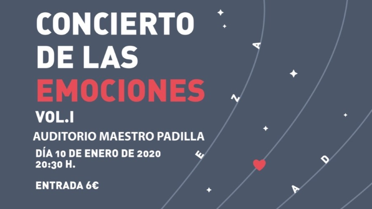 Detalle del cartel del concierto.